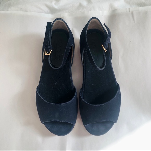 Marni navy blue flatform sandals - Picture 1 of 3